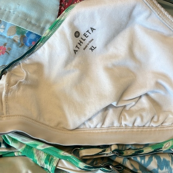 Athleta Crossback Blousy Printed Tankini Top - Picture 9 of 11